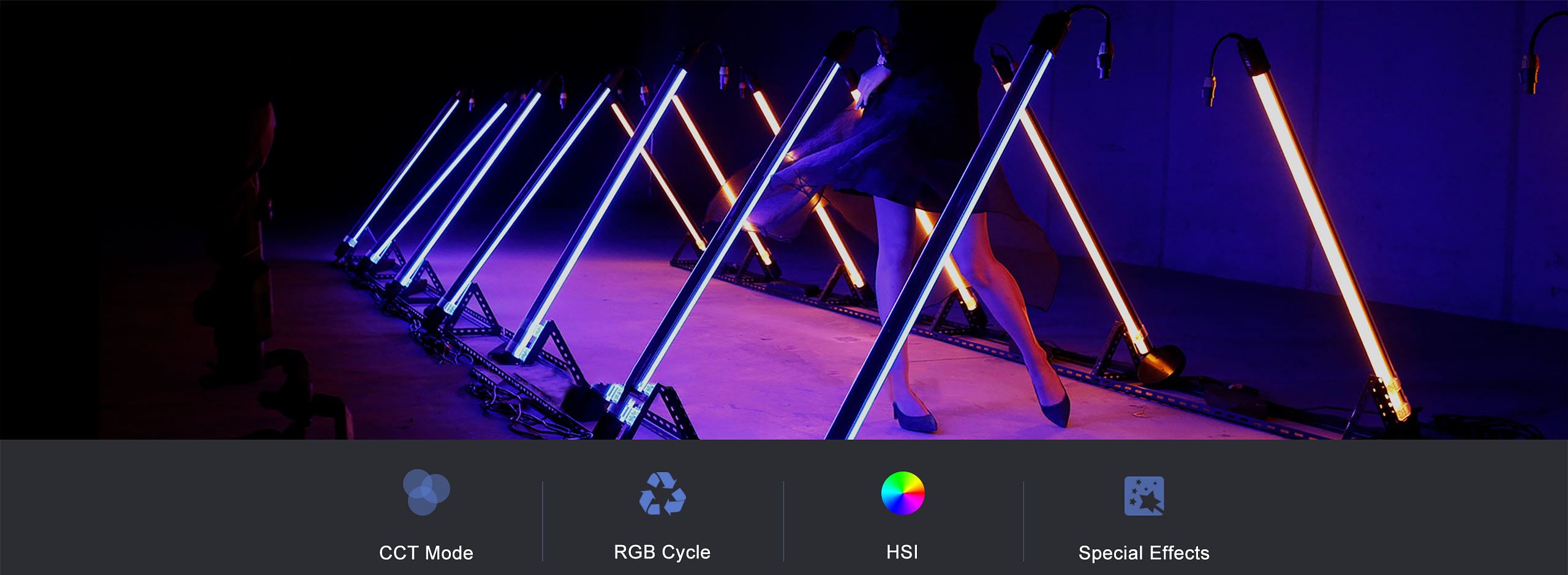 NANLITE PavoTube 30C RGBWW trubicové LED svetlo NANLITE PavoTube 30C RGBWW trubicové LED svetlo