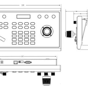 Minrray IP PTZ Camera Controller, ovládač PTZ kamier Minrray IP PTZ Camera Controller, ovládač PTZ kamier